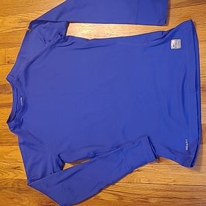 Nike Pro Size M (8-10) Long Sleeve Hyperwarm Compression Top